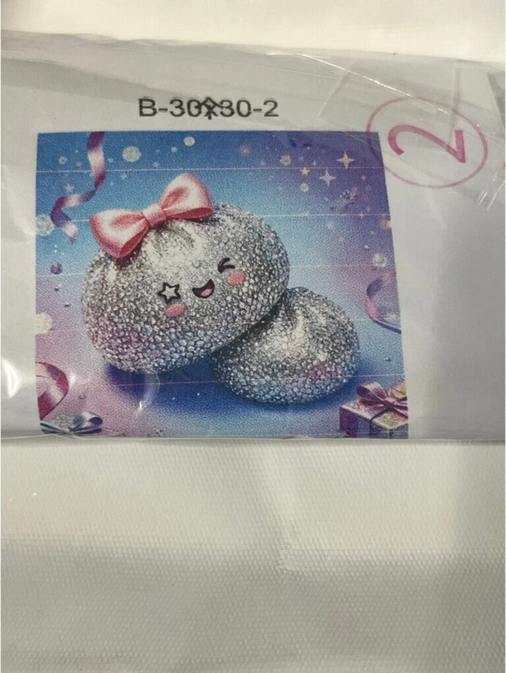 Sparkly Cute Diamond Painting Kit with Adorable Dumplings